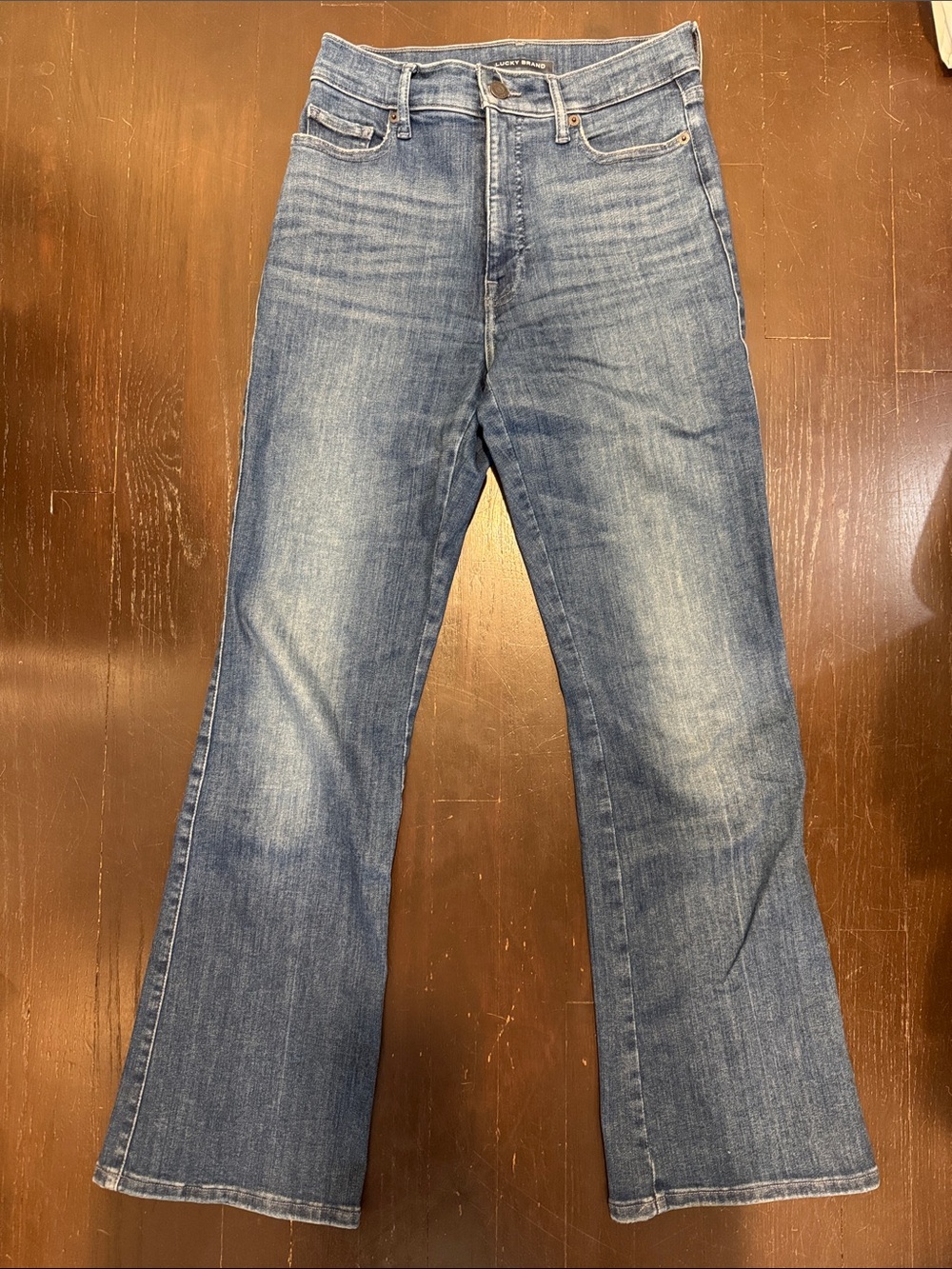 Lucky Brand Uni Fit Size 3 Women's Blue Ankle Denim Jeans